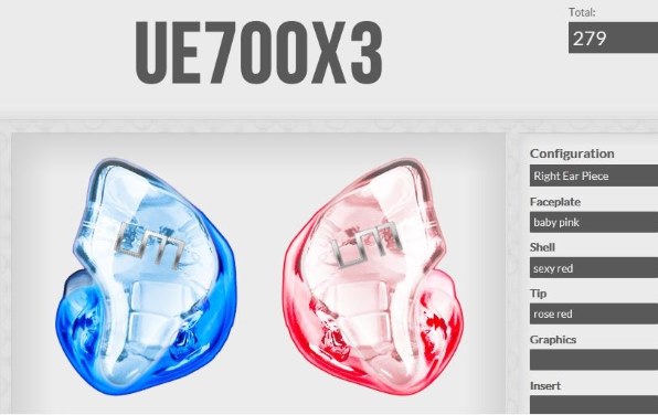 Ultimate Ears 700 Noise-Isolating Earphones UE700r [リキッド