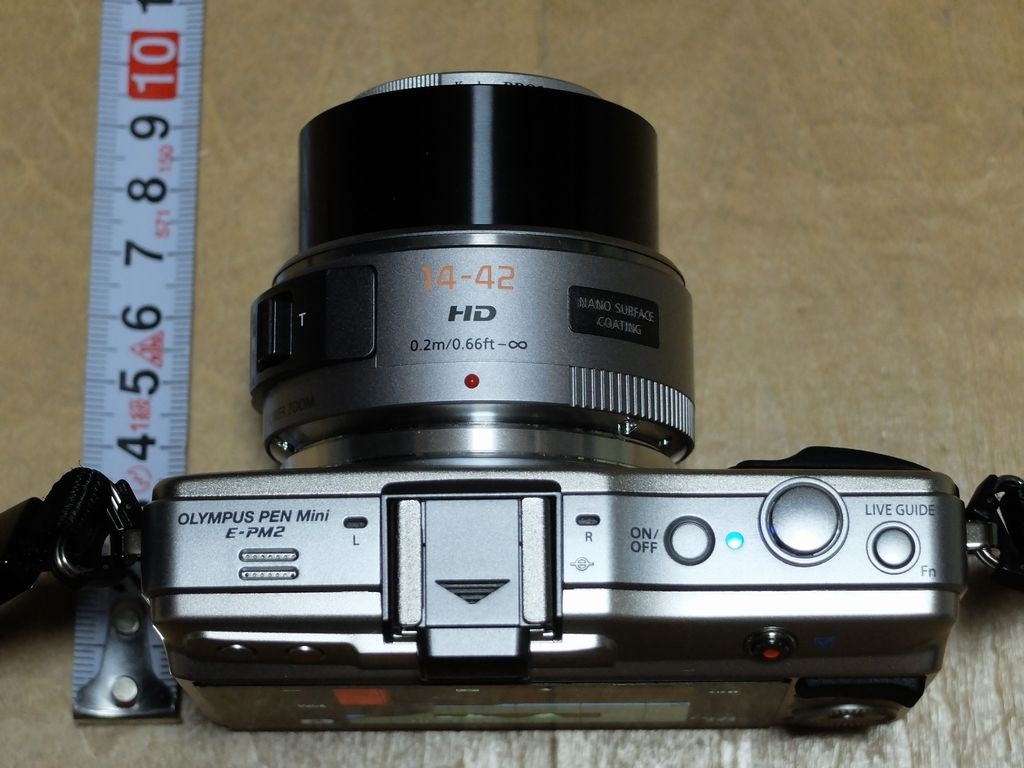 E-PM2のレンズ付きのサイズについて』 オリンパス OLYMPUS PEN