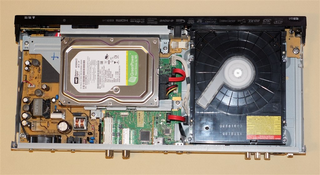 DMR-BZT750 or DMR-BXT3000 → DBR-M490 へBDドライブ供給