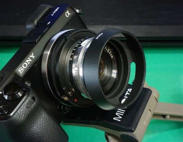 旧いハーフカメラのレンズを活用する』 SONY α NEX-7K ズームレンズ