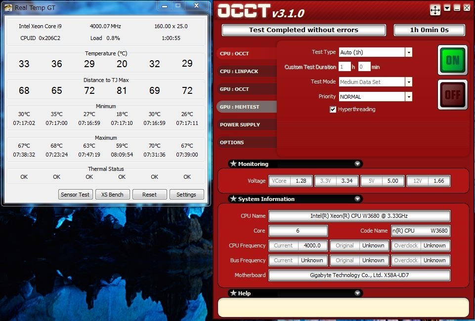 SilverStone RAVEN X 遅く Core i7改 3.8GHz 4コア 8スレッド SSD 120GB HDD