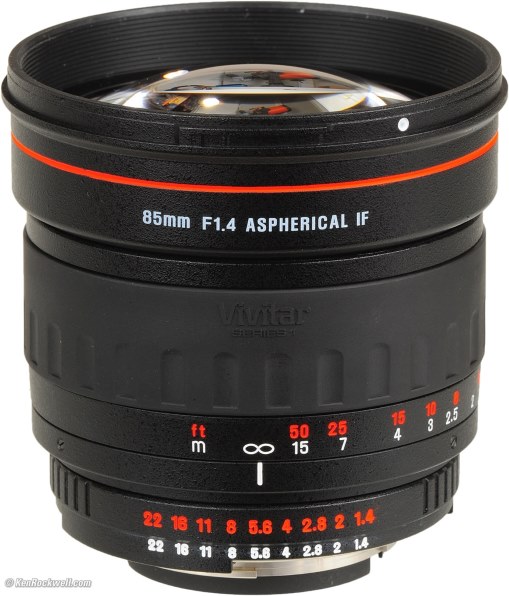 Vivitarブランド』 SAMYANG 85mm F1.4 Aspherical IF [ペンタックス用 