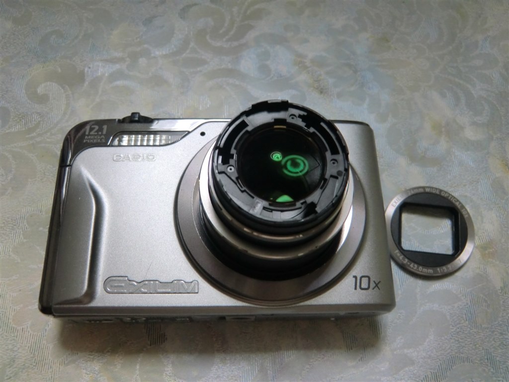 CASIO EXILIM EX-H10 デジカメ　レンズエラー　ジャンク レンズ内のゴミ取について』 カシオ EXILIM Hi-ZOOM EX-H15 の