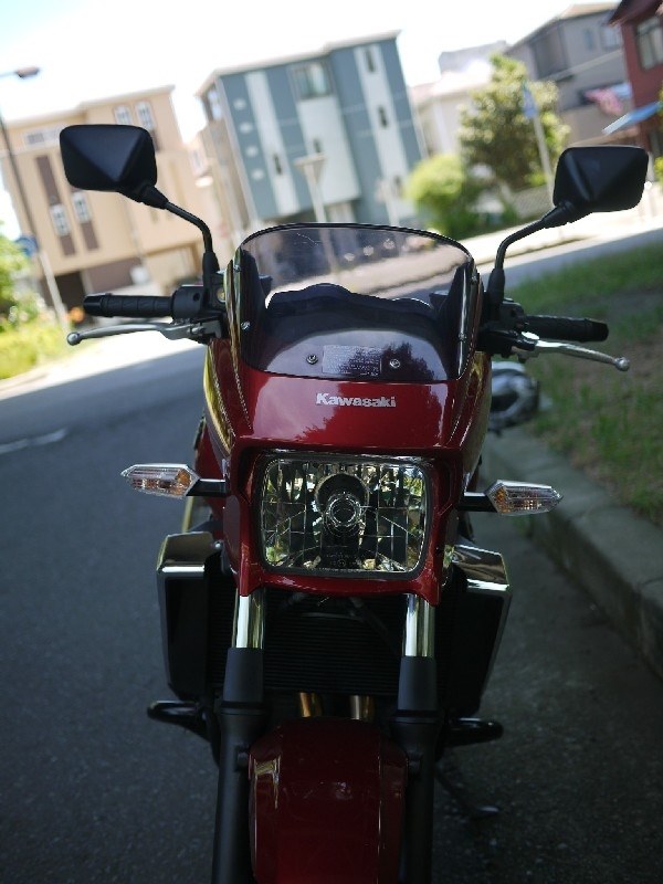 ウインドスクリーン付けてみました』 カワサキ ZRX1200 DAEG の