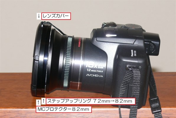 Panasonic DMC-FZ38 デジタルカメラとレンズアダプター Panasonic DMC