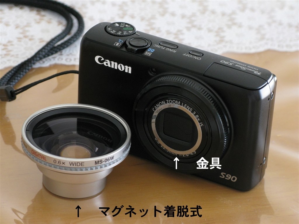 ワイコン装着（S90）』 CANON PowerShot S95 のクチコミ掲示板 - 価格.com
