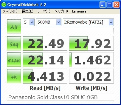 以前に比べ、性能が落ちています』 パナソニック RP-SDW08GJ1K (8GB