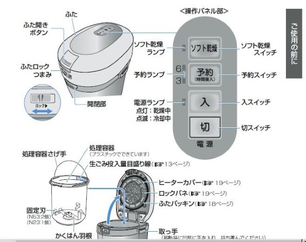 パナソニック 生ごみリサイクラー MS-N53投稿画像・動画 - 価格.com