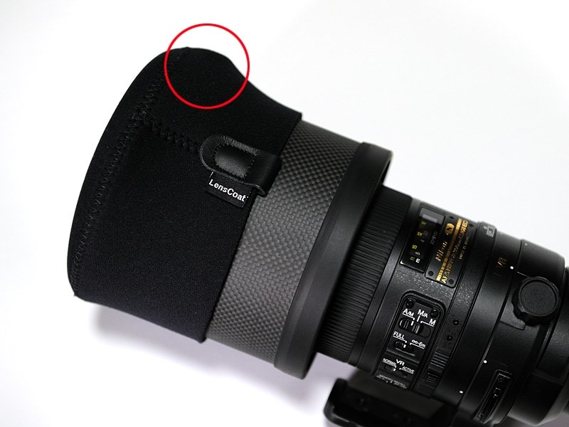 かぶせフード』 ニコン AF-S VR Nikkor 300mm f/2.8G IF-ED の かぶせフード』 ニコン AF-S VR Nikkor 300mm f/2.8G IF-ED の