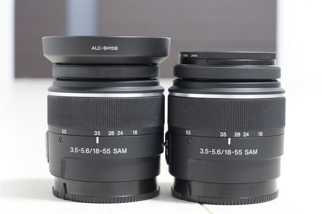 レンズフード……使ってますか？』 SONY α55 SLT-A55VY ダブル