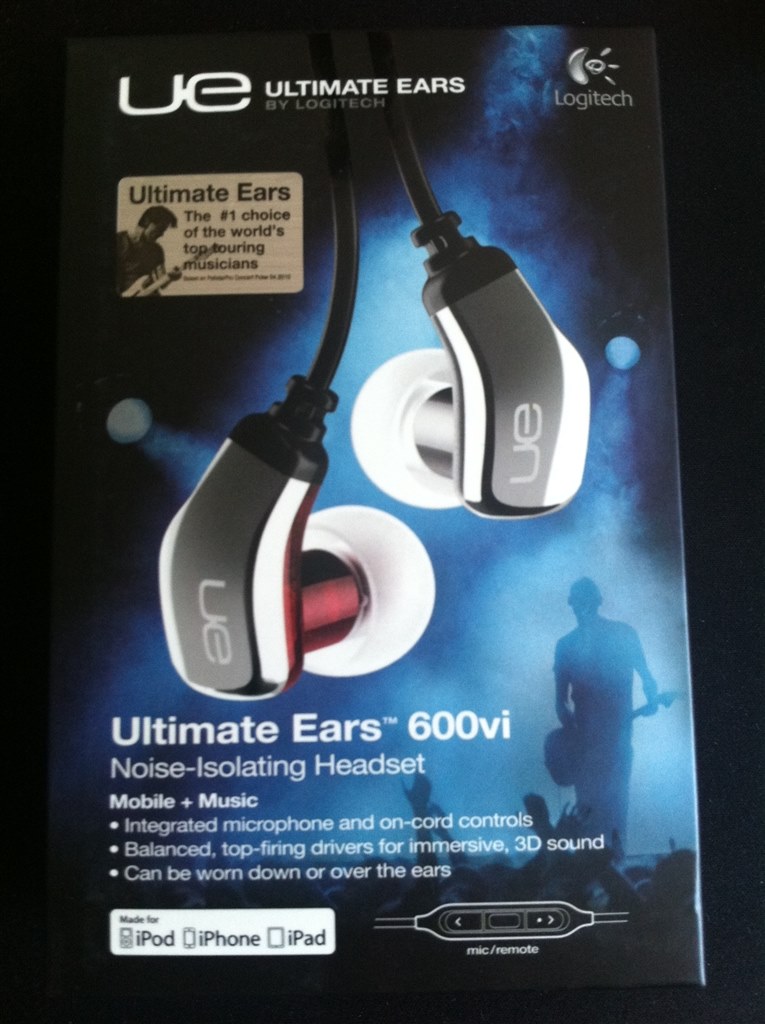 Ultimate Ears 600vi』 Ultimate Ears 600 Noise-Isolating Earphones ...