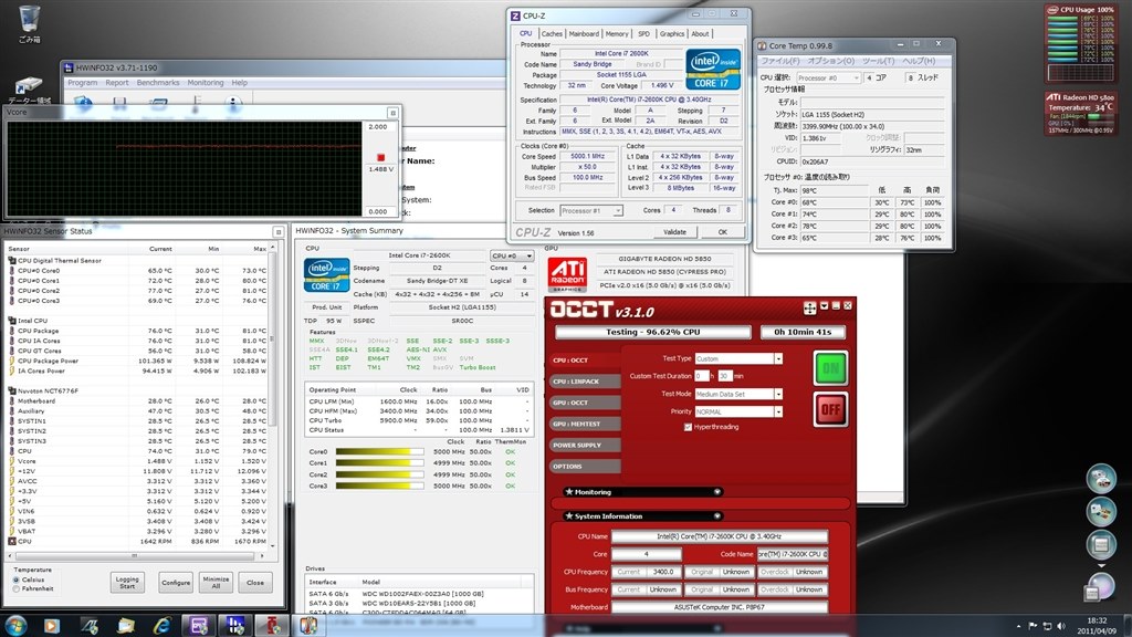 corei7 2600k リテールファン付き 箱無し 強力冷却のクーラーについて』 インテル Core i7 2600K BOX のクチコミ
