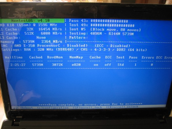 Lenovo Lenovo G475 436022J投稿画像・動画 - 価格.com