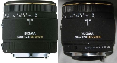 絞りリング』 シグマ MACRO 50mmF2.8 EX DG (ﾍﾟﾝﾀｯｸｽ AF) の
