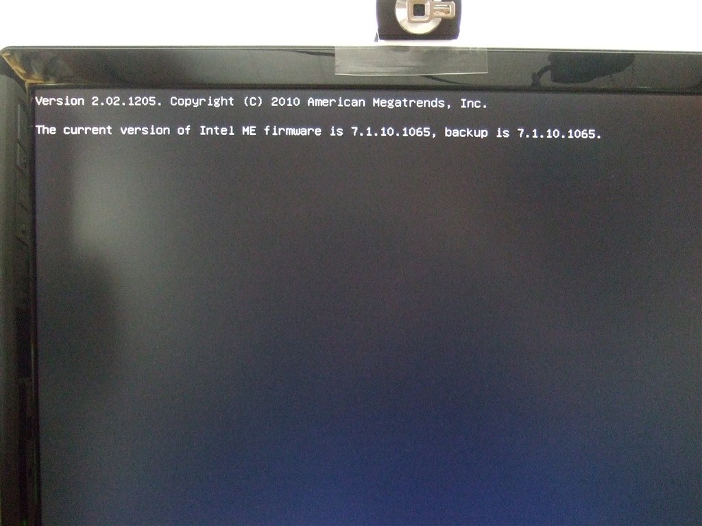 Intel ME firmware についてのエラー表示』 ASRock Z68 Pro3 の