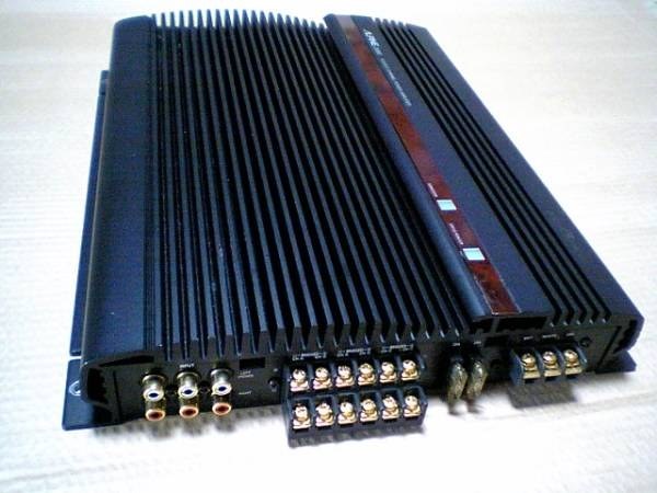 ALPINE 3566 パワーアンプ POWER AMPLIFIER 12V D.C. NEGATIVE